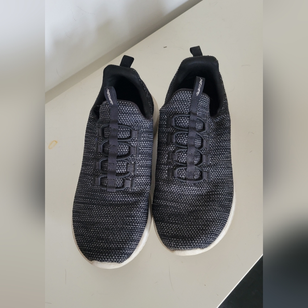 Gray Sketchers Shoes (8.5)